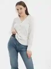 Белый кардиган