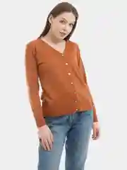 Терракотовый кардиган