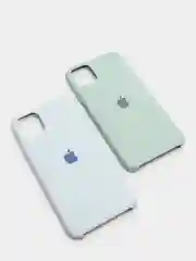 Бежевый меланж силиконовый чехол для Apple iPhone 11 Soft Touch