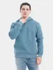 Голубой худи мужское с начесом