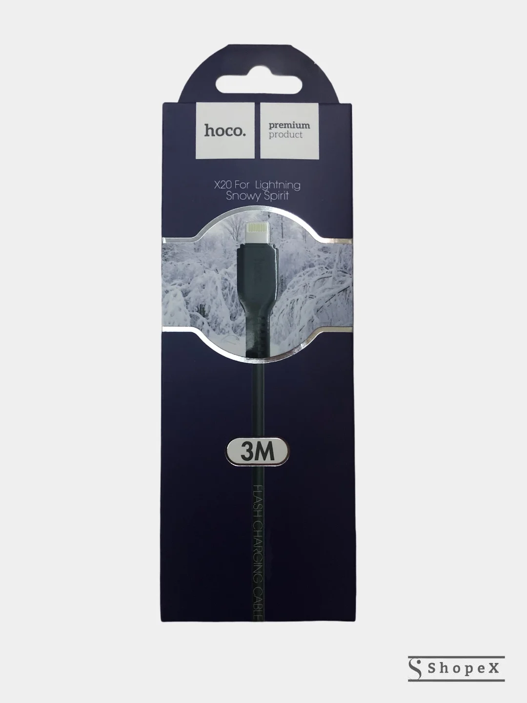Кабель Hoco X20 3 метра Lightning iPhone 2A, Micro USB 2A, Type-C 3A