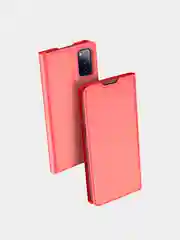 Красный чехол-книжка для Samsung S20 Lite, 3 расцветки