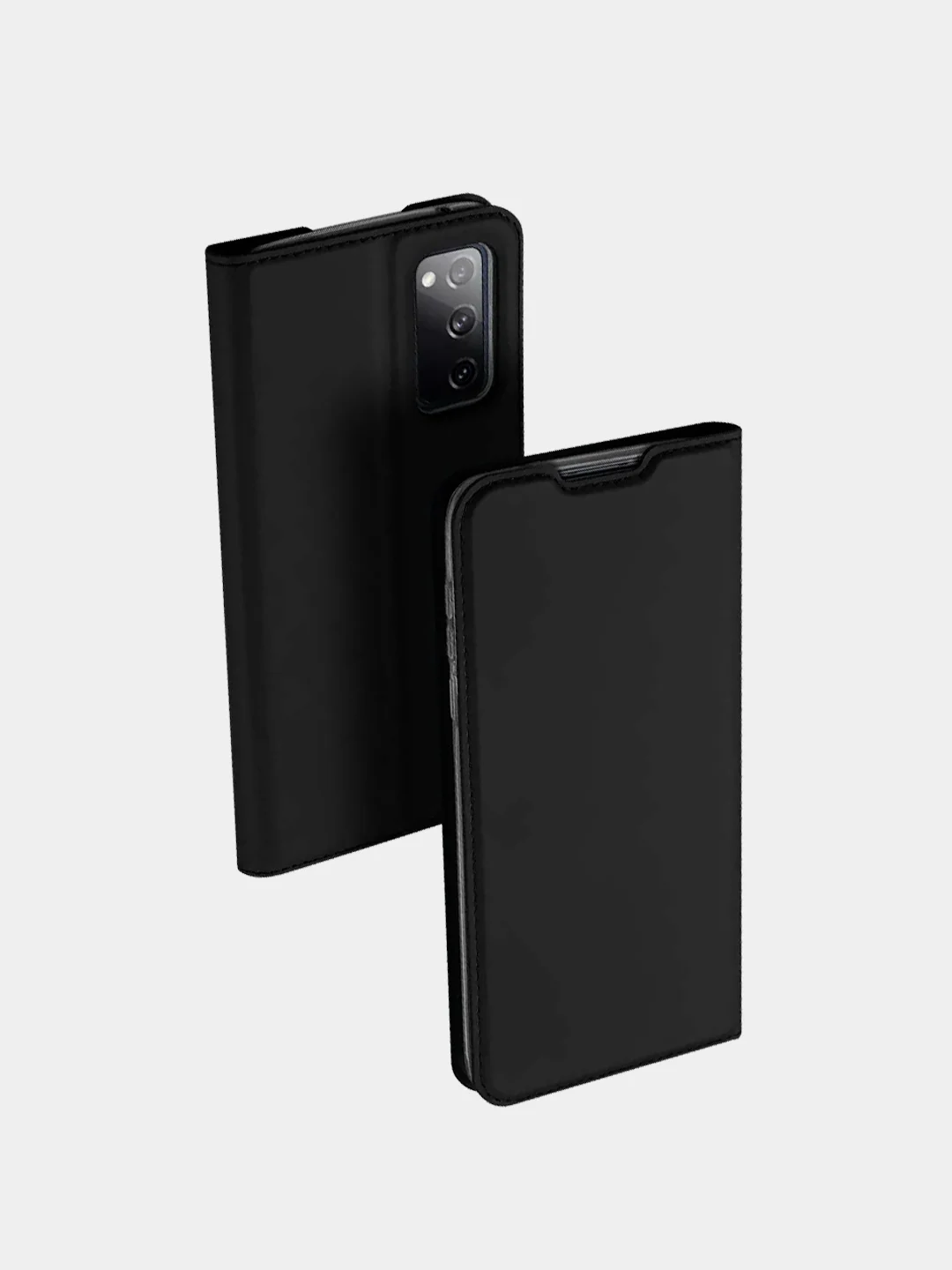 Черный чехол-книжка для Samsung S20 Lite, 3 расцветки