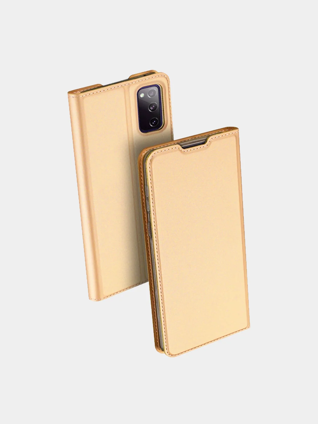 Золотой чехол-книжка для Samsung S20 Lite, 3 расцветки