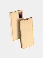 Золотой чехол-книжка для Samsung S20 Lite, 3 расцветки