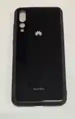 Черный чехол Silicone Case для Huawei P20