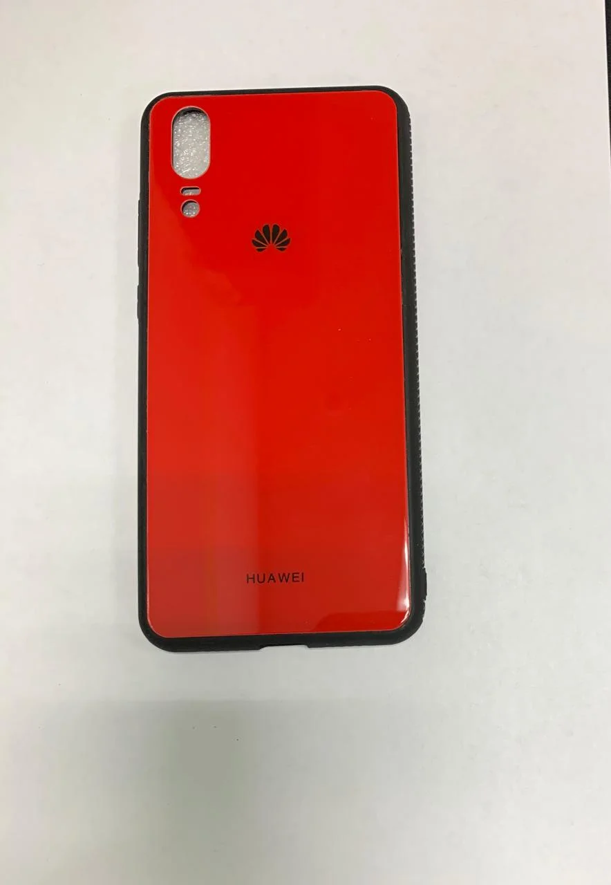 Красный чехол Silicone Case для Huawei P20