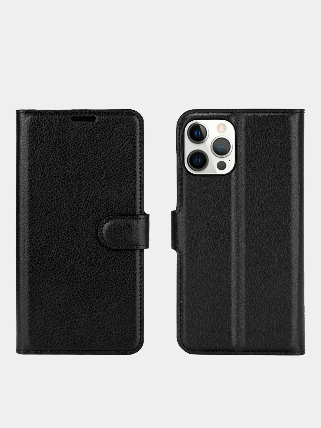 Белый чехол-книжка iPhone 12 / 12 Pro, 12 Pro Max, 12 mini с магнитной застежкой