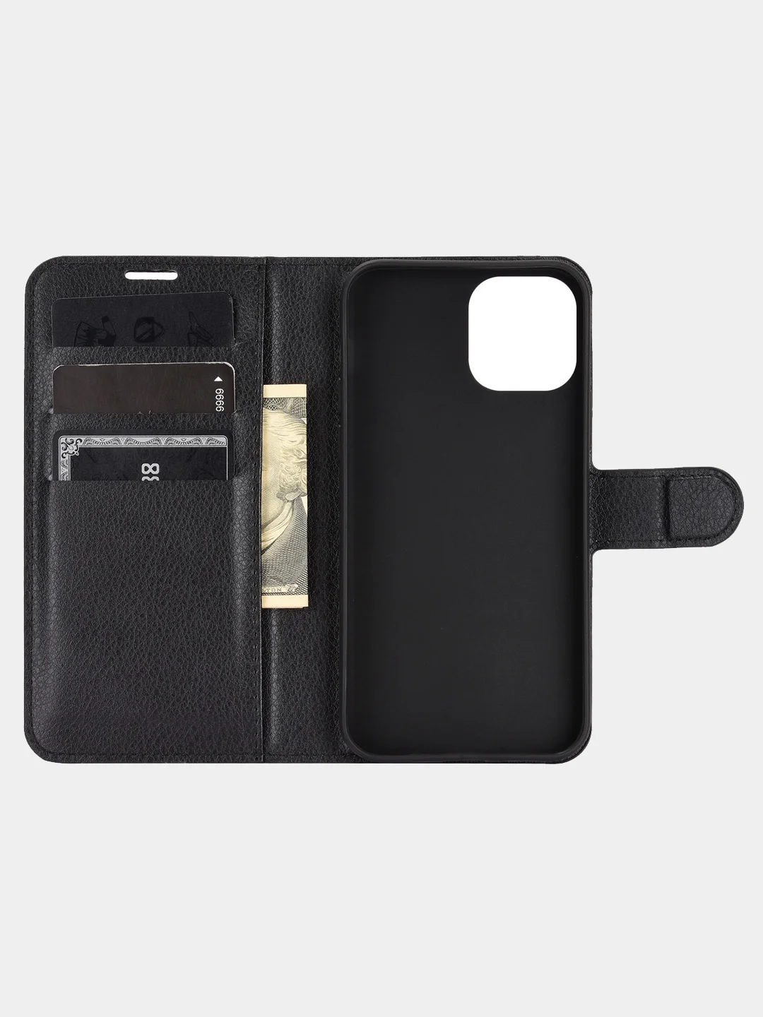 Белый чехол-книжка iPhone 12 / 12 Pro, 12 Pro Max, 12 mini с магнитной застежкой