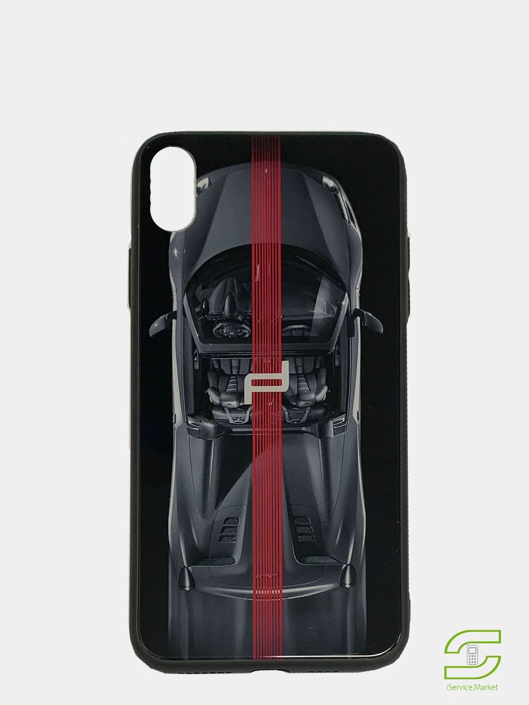 Черный чехол Silicone Case для Apple iPhone Xs Max