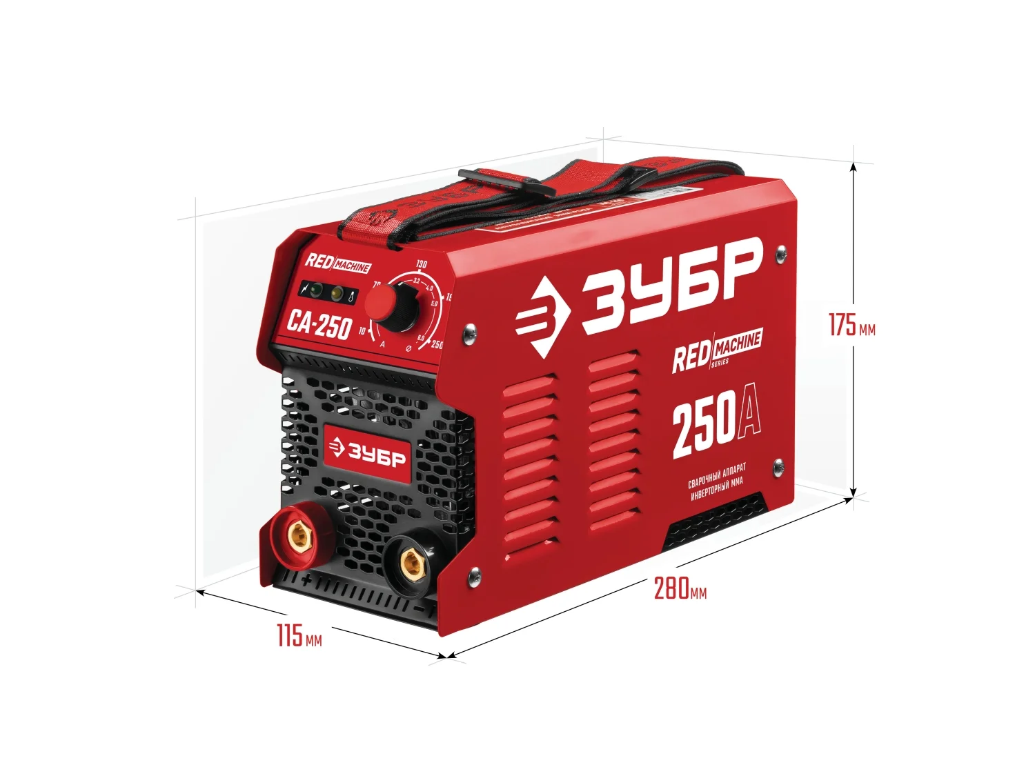 Сварочный аппарат инверторный ЗУБР СА-250, 250 А