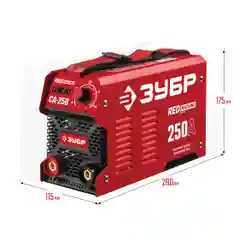 Сварочный аппарат инверторный ЗУБР СА-250, 250 А