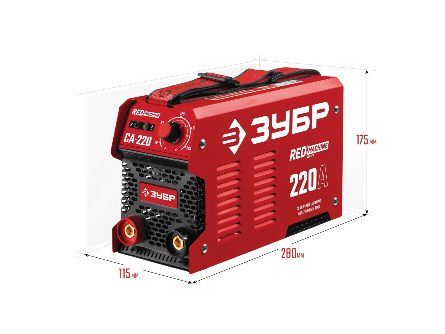 Сварочный аппарат инверторный ЗУБР СА-220, 220 А,
