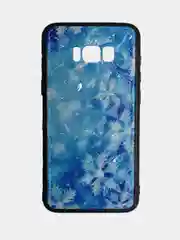 Голубой чехол Samsung S 8 Plus