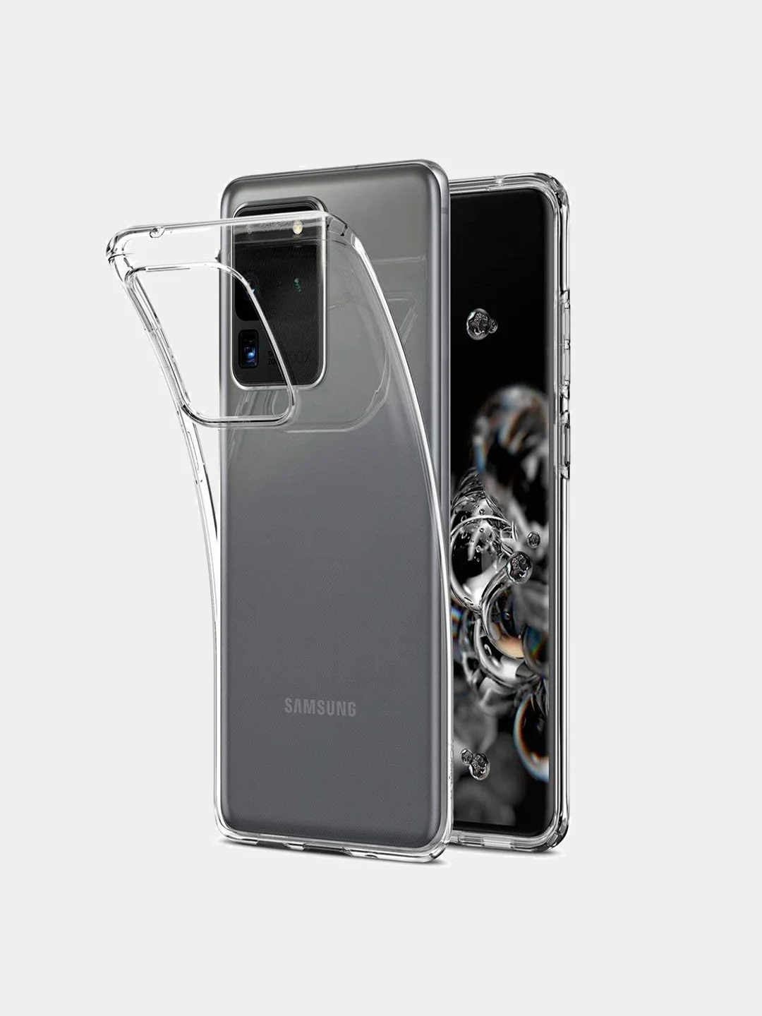 Прозрачный чехол Samsung S20 Ultra/S11 Plus