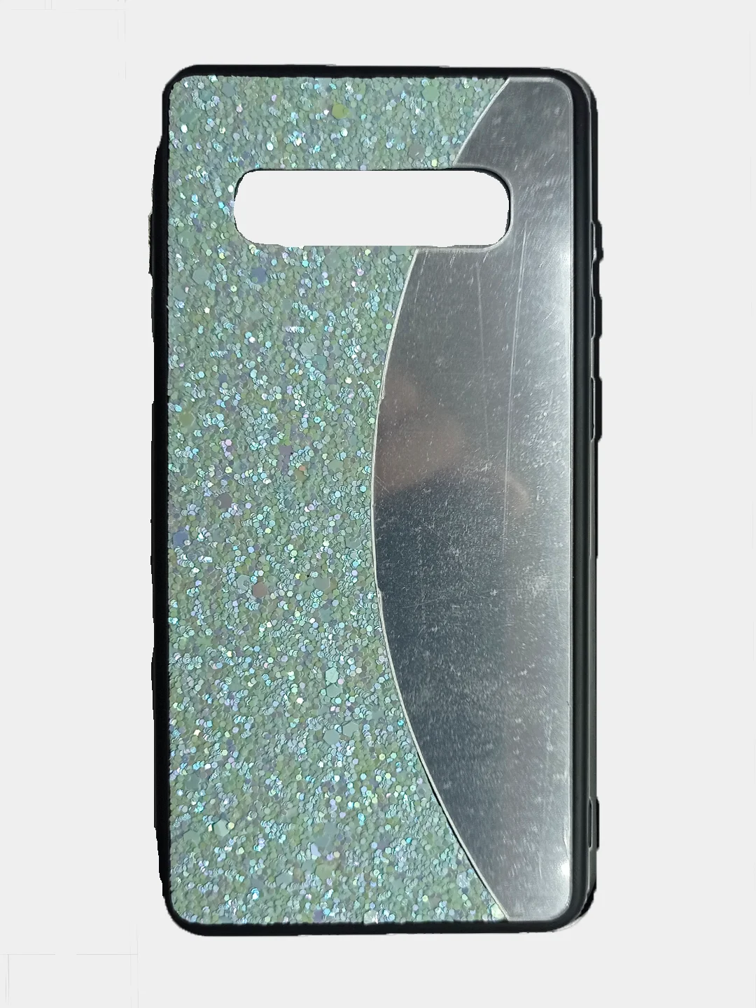 Голубой чехол Samsung S10 Plus