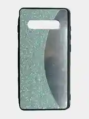 Голубой чехол Samsung S10 Plus