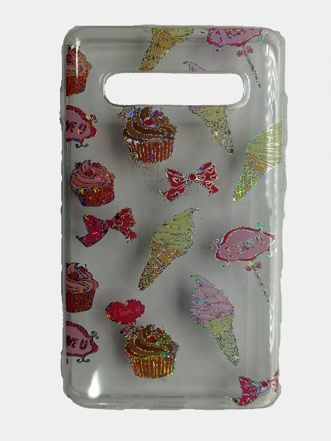 Коралловый чехол Samsung S10 Plus