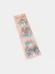 Коралловый набор заколок для волос