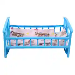 Кроватка для кукол c постелью 48х30х25 см детская игрушка