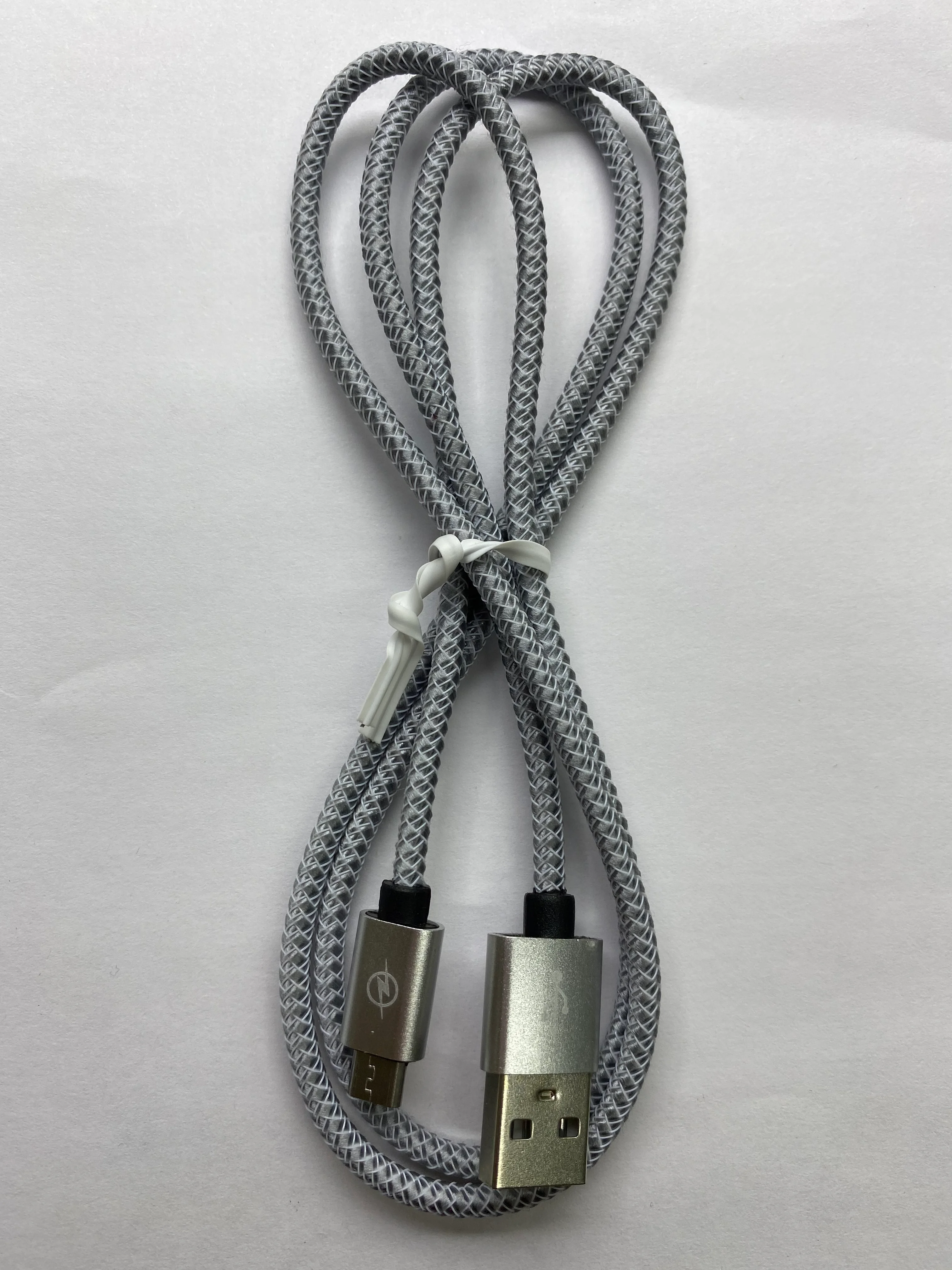 Бежевый меланж кабель Micro-USB