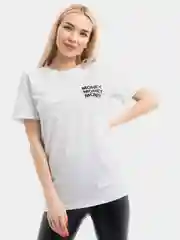 Белый футболка Make money not friends 21, белый