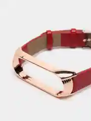 Ремешок для Xiaomi Mi band 3, 4, 5, 6 кожаный, для фитнес браслета