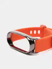 Черный ремешок для Xiaomi mi band 3, 4, 5, 6, фирменный силиконовый, с металлической капсулой