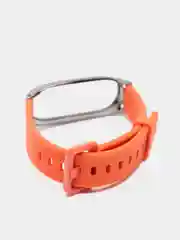 Черный ремешок для Xiaomi mi band 3, 4, 5, 6, фирменный силиконовый, с металлической капсулой