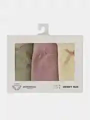 Розовый трусы женские в коробке, 3 шт