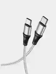 Серый кабель Hoco X50 Type-C to Type-C 100W 2 метрa