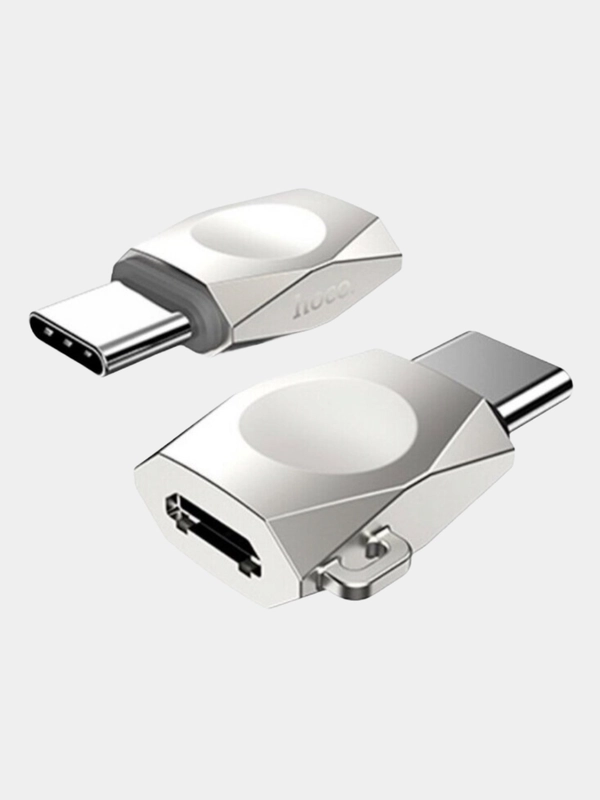 Переходник Hoco Type-C-Micro USB, UA9 Type-C-USB, Micro USB- USB Android, Apple