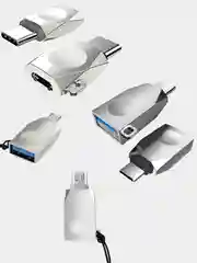 Переходник Hoco Type-C-Micro USB, UA9 Type-C-USB, Micro USB- USB Android, Apple