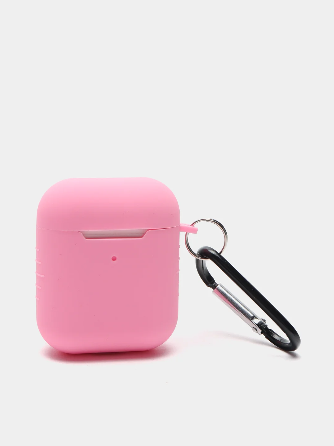 Розовый силиконовый чехол для беспроводных наушников AirPods