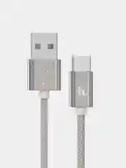 Серебряный кабель HOCO X2 Type-C для Android (1м, 3A)