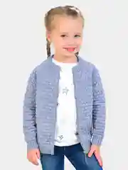 Серый жакет "Golden Kids Art" для девочки из хлопка