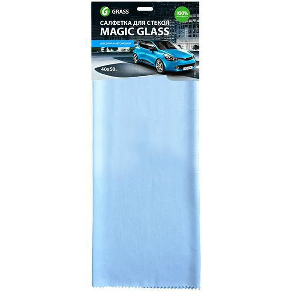 Салфетка для стекла Magic Glass, микрофибра, 40 х 50