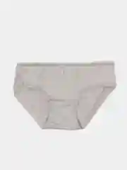 Серый хлопковые женские трусы слипы