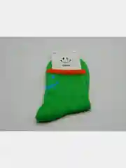 Лайм носки унисекс смайл средней длины
