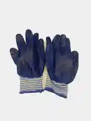 Перчатки садовые Синие удобные зебра