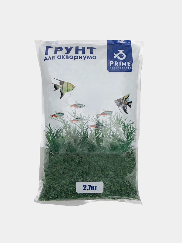 Грунт PRIME, зеленый, 3-5 мм, 2.7 кг