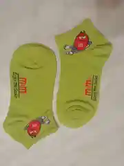 Зеленый носки M&Ms
