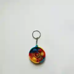 Синий брелок для ключей Pop it