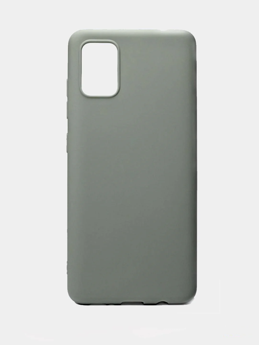 Серый меланж чехол силиконовый для Samsung Galaxy A51