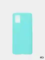 Бирюзовый чехол мягкий накладка для Realme C21, C11, C15, C3, C20, 8