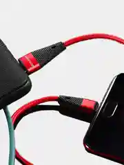 Красный usb кабель Borofone BU10 Micro-USB ткань 3A 1.2m