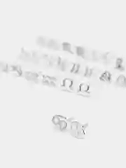 Серьги серебряные знака зодиака