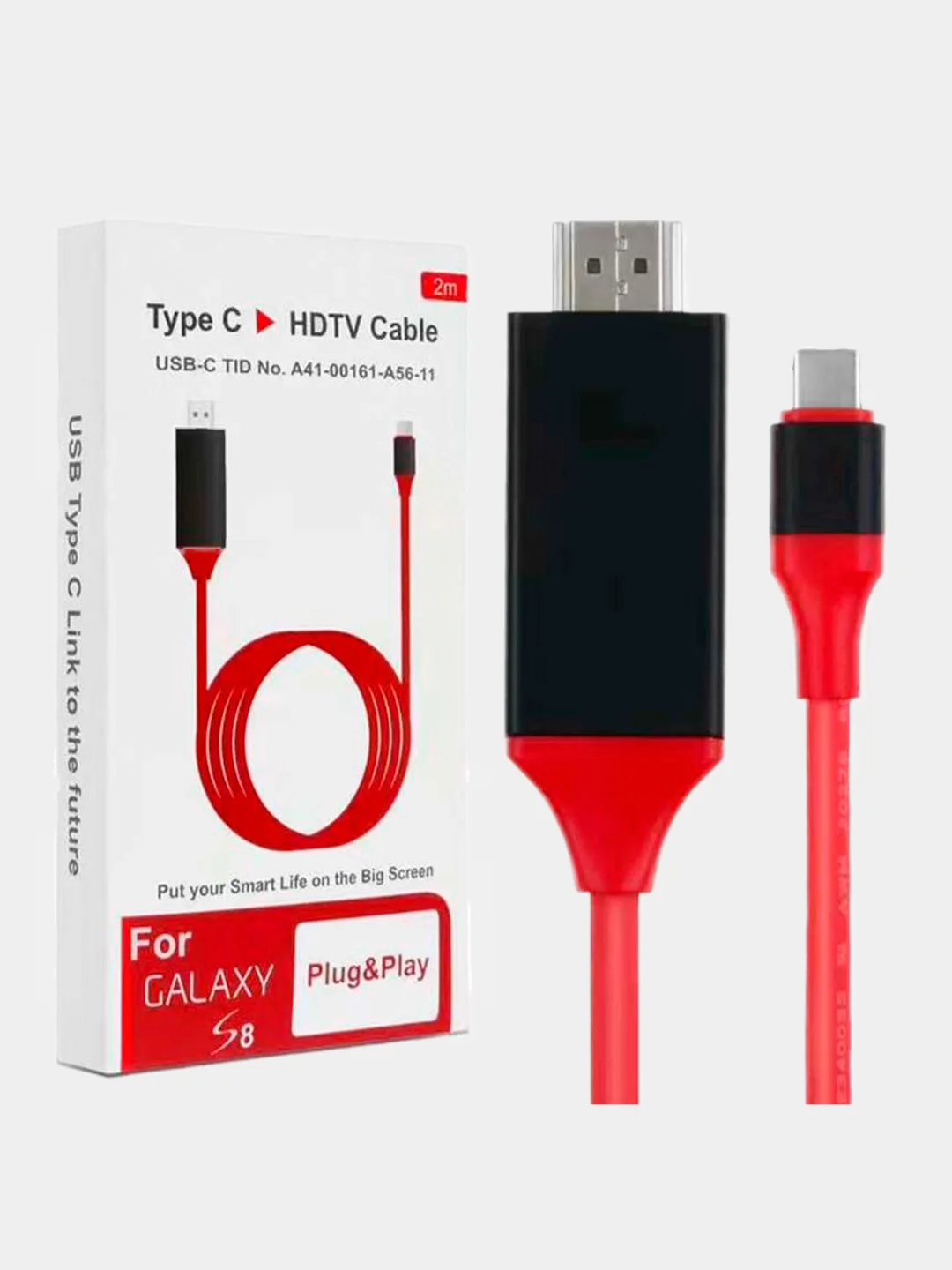 Черный type-с на HDMI кабель переходник / для ноутбука / адаптер / кабель USB 3.1 TYPE-C к HDMI