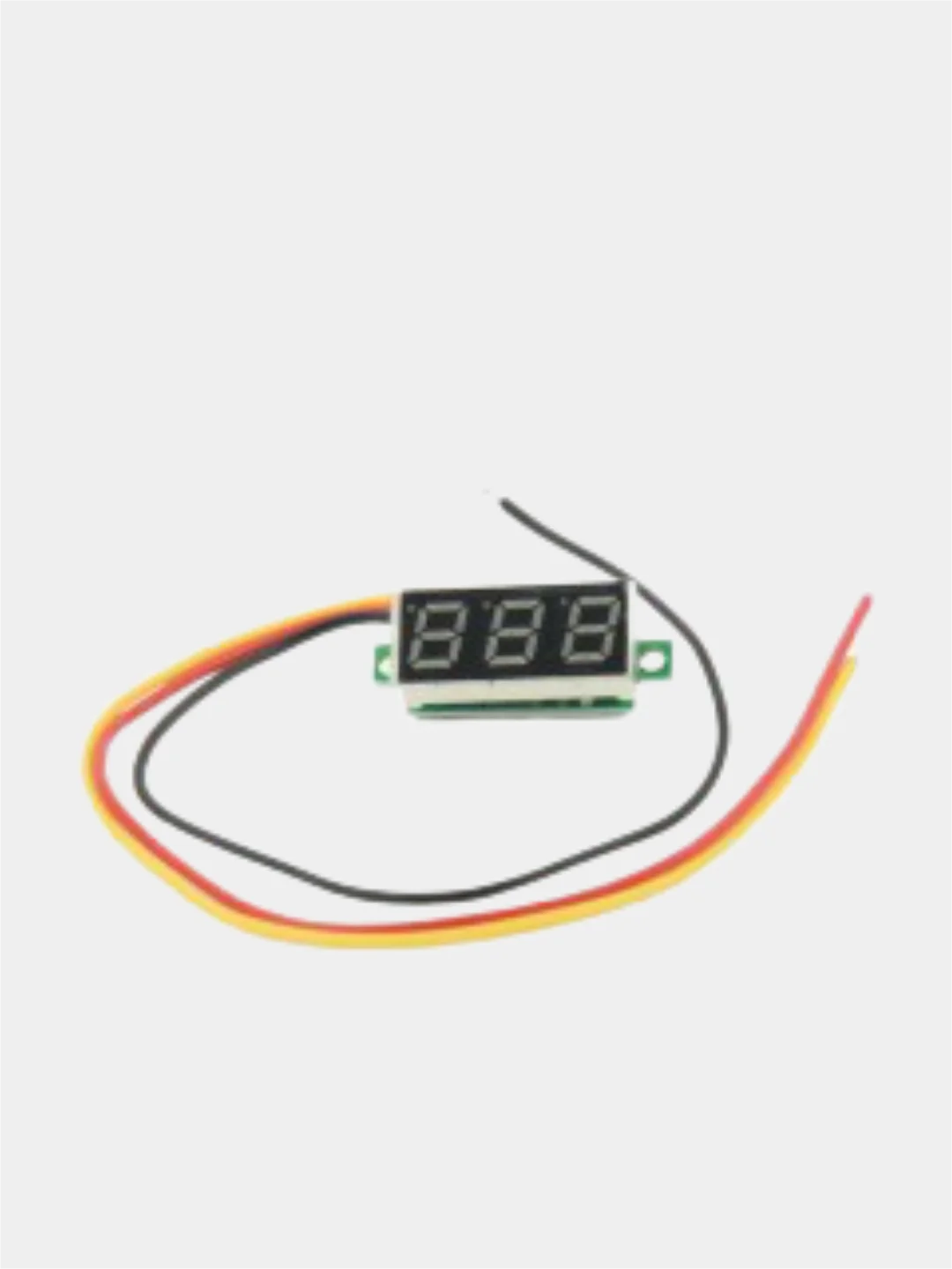 Желтый вольтметр 0.28" для Ардуино (Arduino) белый, красный, желтый, зеленый, синий