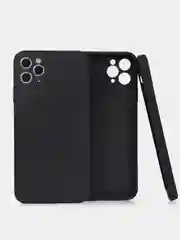 Черный чехол силиконовый для iPhone 12, 12 Mini ,12 Pro, 12 Pro Max